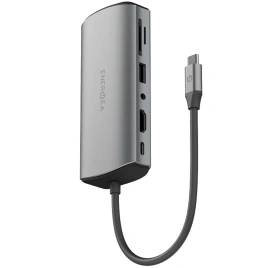 Адаптер EnergEA AluHub Max 100W USB-C(11in1) Space Gray
