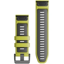 Ремешок Garmin QuickFit Silicone Watch Band (010-13281-03) 26mm Lime/Graphite