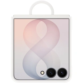 Чехол Samsung Silicone Ring Magnet для Galaxy Z Flip8 White
