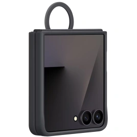 Чехол Samsung Silicone Ring Case для Galaxy Z Flip7 Black