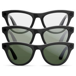 Умные очки Ray-Ban Skyler (Gen 2) Shiny Black Standard Clear to Graphite Green Transitions