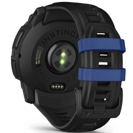 Смарт-часы Garmin Instinct 3 50mm Amoled Black/Bolt Blue Band (010-03020-03)
