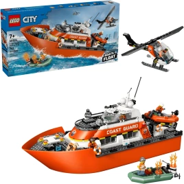 Конструктор LEGO City Coast Guard Rescue Boat & Helicopter 60504