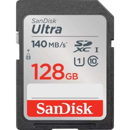 Карта памяти Sandisk Ultra 128GB SDXC Class 10/UHS-I SDSDUNB-128G-GN6IN