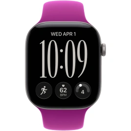 Смарт-часы Apple Watch Series 12 42mm Space Gray Aluminum Case with Magenta Sport Band S/M