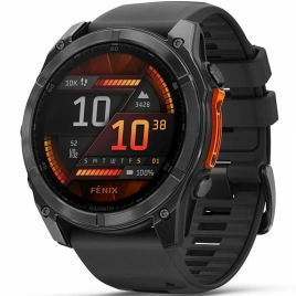 Смарт-часы Garmin Fenix 8 51mm Amoled (010-02905-00) Slate Gray with Black Silicone Band