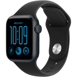 Смарт-часы Apple Watch SE (2026) 40mm Midnight Aluminum Black Sport Band M/L