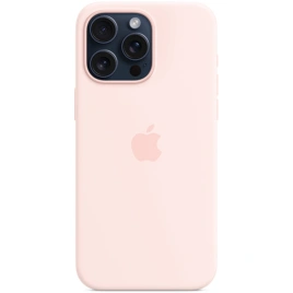 Силиконовый чехол Apple MagSafe для iPhone 15 Pro Light Pink