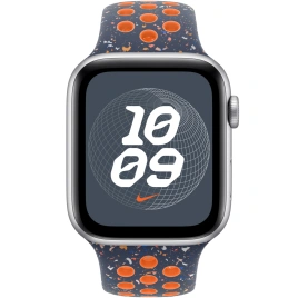 Ремешок Apple Watch 46mm Blue Flame Nike Sport Band S/M