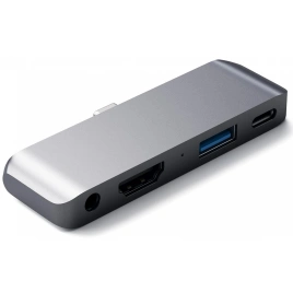 Хаб Satechi USB-C 4 в 1 (ST-TCMPHM) Space Gray