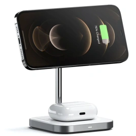 Беспроводное зарядное устройство Satechi 7.5W ST-WMCS2M Space Grey