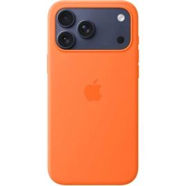 Чехол Apple Silicone Case with MagSafe для iPhone 17 Pro Orange