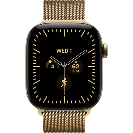 Смарт-часы Apple Watch Series 12 42mm Radiant Gold Titanium Case with Radiant Gold Milanese Loop