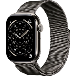 Смарт-часы Apple Watch Series 11 42mm Natural Titanium Case with Slate Milanese Loop