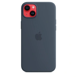 Силиконовый чехол Apple для iPhone 14 Plus Storm Blue