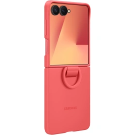Чехол Samsung Silicone Ring Case для Galaxy Z Flip7 Red