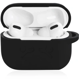 Силиконовый чехол Gurdini для AirPods Pro 2 Black