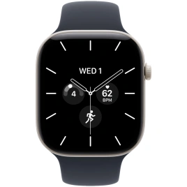 Смарт-часы Apple Watch Series 12 42mm Pearl White Ceramic Case with Navy Blue Sport Band S/M