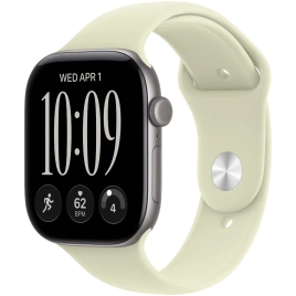 Смарт-часы Apple Watch Series 12 42mm Space Gray Aluminum Case with Pale Succulent Sport Band M/L