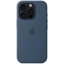 Чехол Apple Silicone Case with MagSafe для iPhone 16 Pro Denim