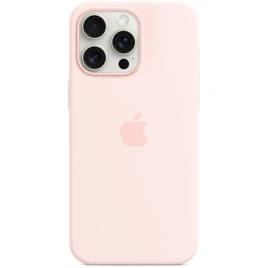 Силиконовый чехол Apple MagSafe для iPhone 15 Pro Max Light Pink