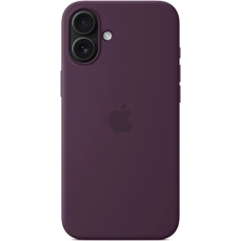 Чехол Apple Silicone Case with MagSafe для iPhone 16 Plum