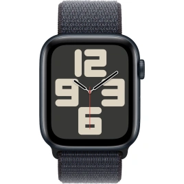 Смарт-часы Apple Watch SE (2024) 44mm Midnight Aluminium Case with Ink Sport Loop (MXEP3)