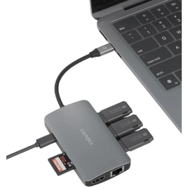 Адаптер EnergEA AluHub HD Pro 2 (8in1) Space Gray