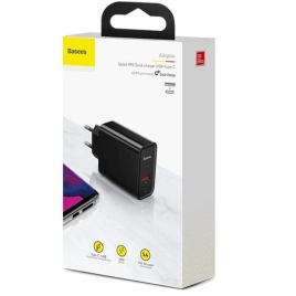 Сетевое зарядное устройство Baseus 20W USB-A/USB-C CCFS-C01 Black