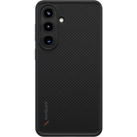 Чехол Uniq Keva Tough Aramid Protective Case для Samsung S26 Plus Carbon Black (GS26PHYB-KEVAMCBLK)