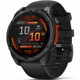 Смарт-часы Garmin Fenix 8 47mm Amoled (010-02904-00) Slate Gray with Black Silicone Band