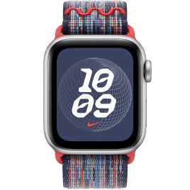 Ремешок Apple Watch 42mm Blue/Red Nike Sport Loop