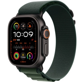 Смарт-часы Apple Watch Ultra 2 (2024) 49mm Black Titanium Case with Dark Green Alpine Loop L