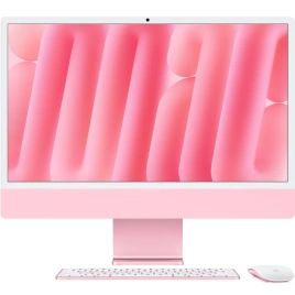 Моноблок Apple iMac (2024) 24 Retina 4.5K M4 8C CPU, 8C GPU/16GB/512Gb (Z1E6000FV) Pink
