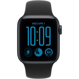 Смарт-часы Apple Watch SE (2026) 44mm Midnight Aluminum Black Sport Band S/M