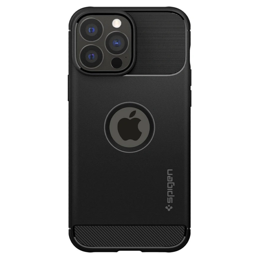 Чехол Spigen Rugged Armor для iPhone 13 Pro (ACS03257) Matte Black фото 2