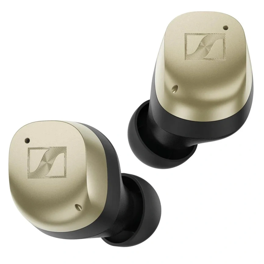 Наушники Sennheiser Momentum True Wireless 4 Black Gold фото 2