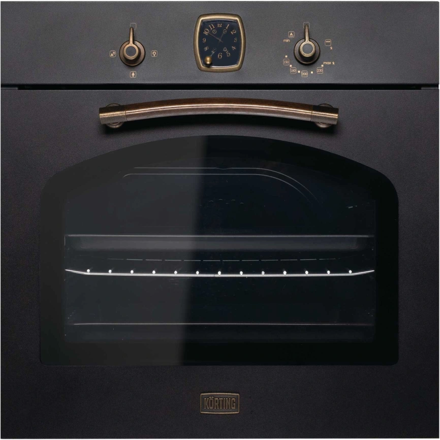 Газовый духовой шкаф Korting OGG 741 CRN Matte Black фото 1