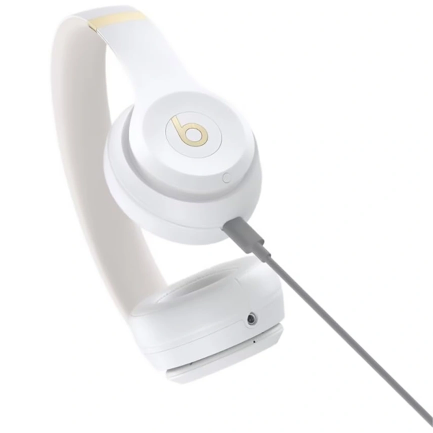 Наушники Beats Solo 4 Wireless Warm White фото 4