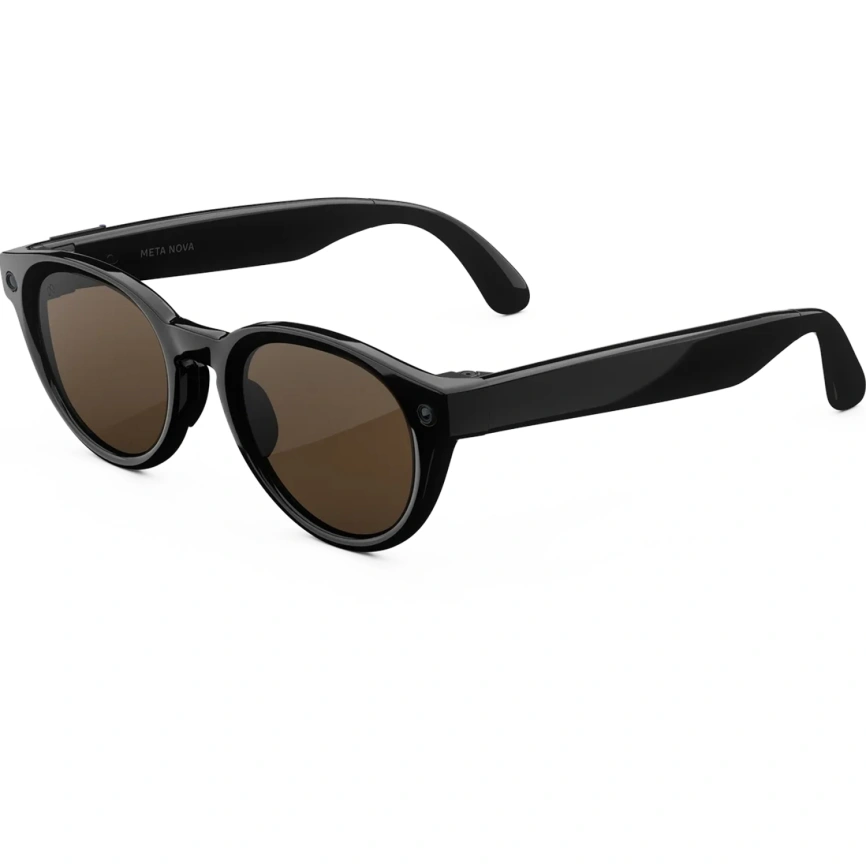 Умные очки Meta Nova Classic Black Standard Brown фото 1