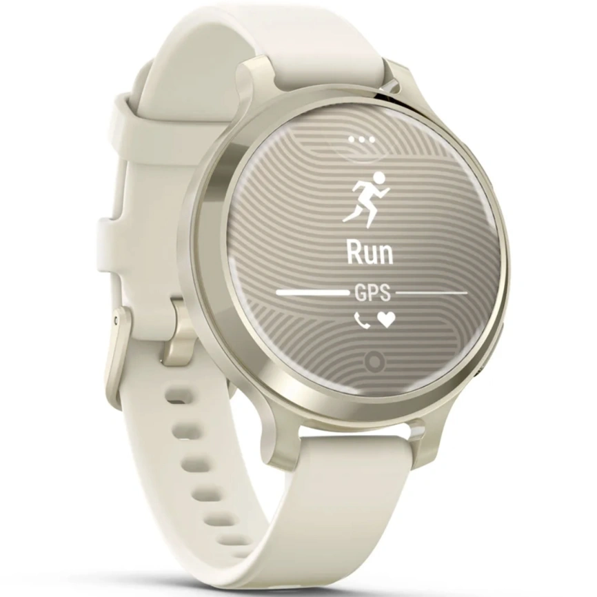 Смарт-часы Garmin Lily 2 Active (010-02891-00) Lunar Gold/Bone Silicone фото 3