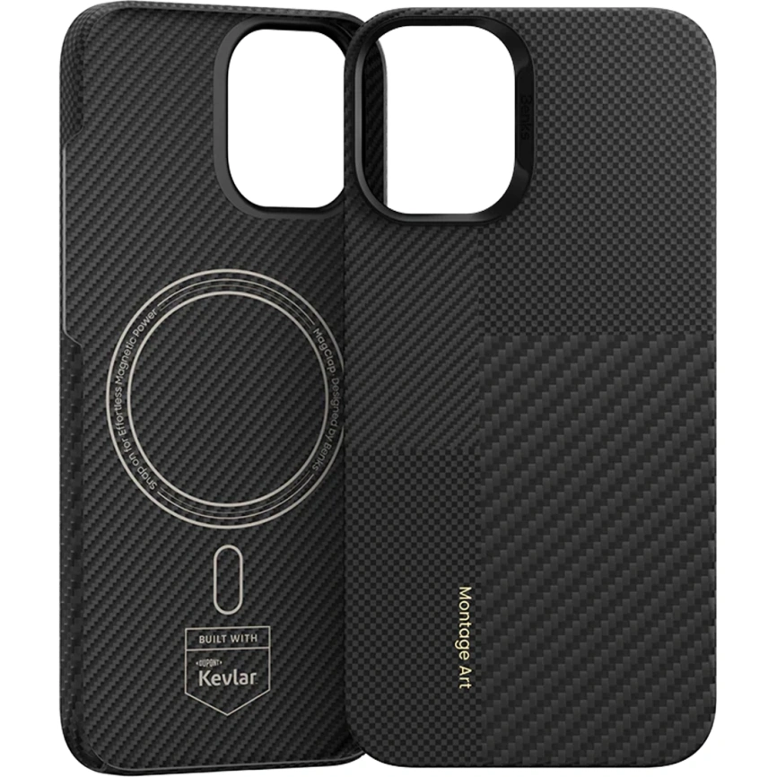 Чехол Benks Montage ArmorAir Case built with Kevlar для iPhone 16 Black фото 1