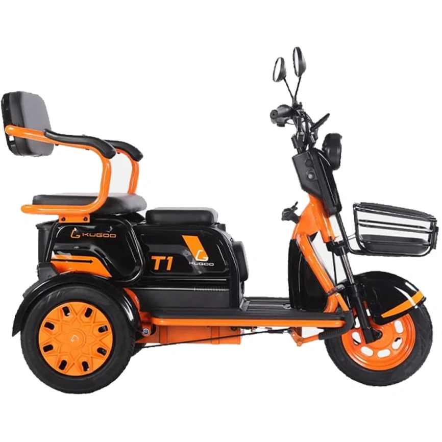 Электротрицикл Kugoo T1 Black фото 4