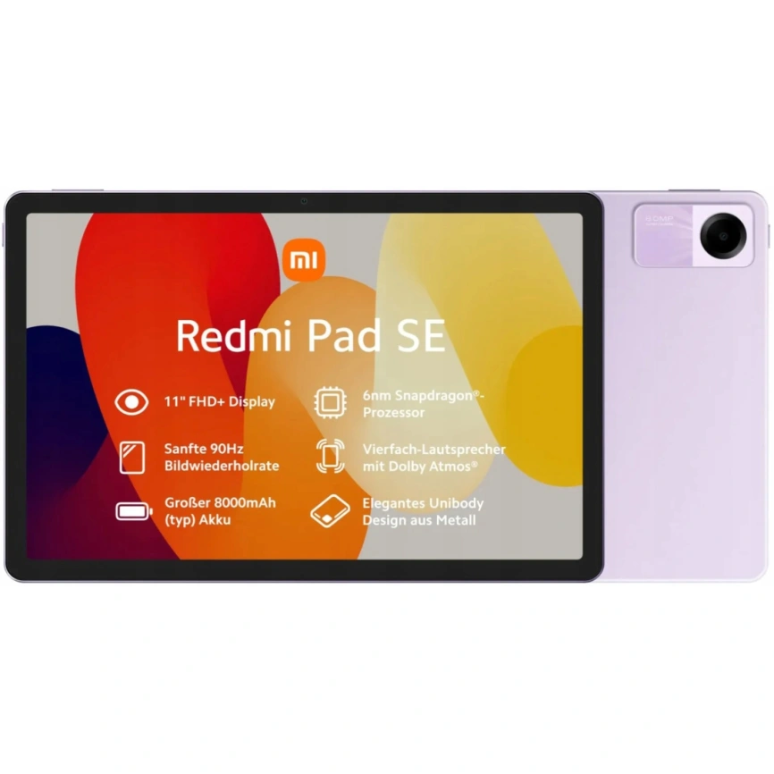 Планшет Xiaomi Redmi Pad SE 4/128Gb Wi-Fi Lavender Purple Global Version фото 4