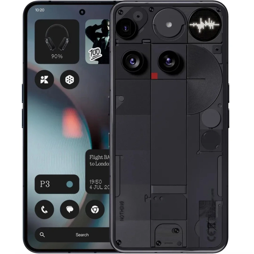 Смартфон Nothing Phone (3) 12/256Gb Black фото 1