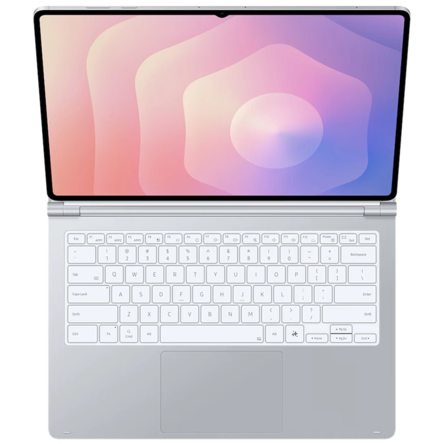 Клавиатура Samsung Pro Keyboard with Touchpad для Galaxy Tab S11 Ultra Silver (EF-DX935USEGRU) фото 7