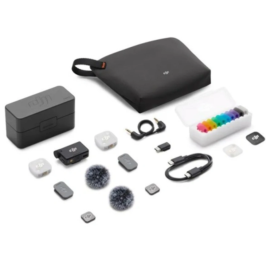 Беспроводная система DJI Mic Mini 2 (2 TX + 1 RX + Charging Case) фото 3