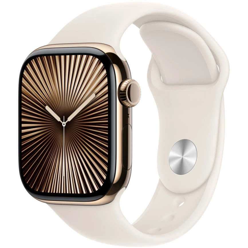 Ремешок Apple Watch 42mm Starlight Sport Band M/L фото 2