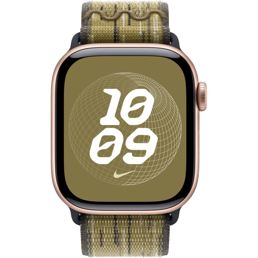Ремешок Apple Watch 40mm Green/Grey Nike Sport Loop (MC1H4) фото 2