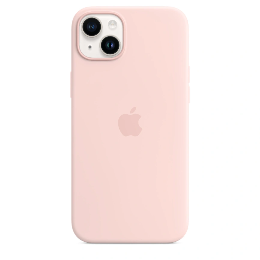 Силиконовый чехол Apple MagSafe для iPhone 14 Chalk Pink фото 3
